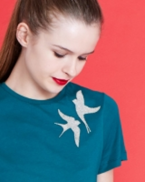 Savida Embroidered Bird T-Shirt 20.00&nbsp;&euro;