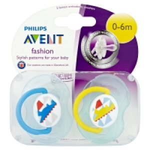 Avent Soother Fashion 0-6 Months (2 Piece)