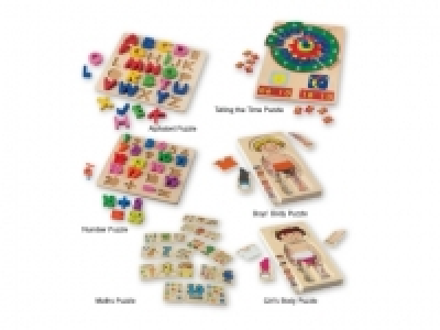 PLAYTIVE JUNIOR® Assorted Wooden Puzzles