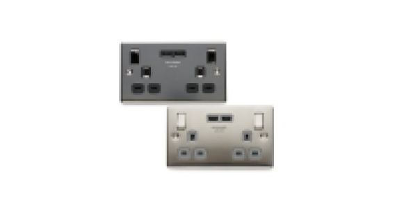 Double Wall Socket with USB