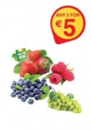 FRESH CHOICE Blueberries, Raspberries, Strawberries, Green G