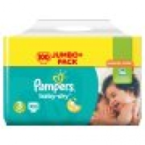 Tesco  Pampers Baby Dry Size 3 Jumbo+ Pack 1...