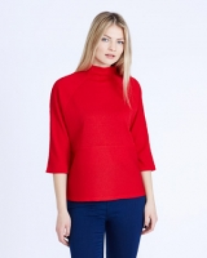 Gallery Textured High-Neck Top