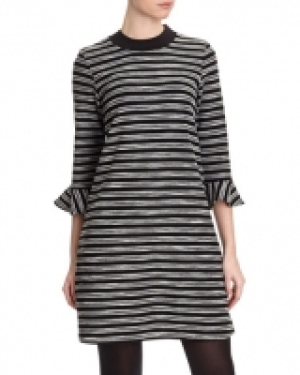Stripe Jacquard Frill Sleeve Tunic 30.00&nbsp;&euro;