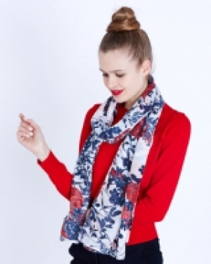Savida Red Floral Scarf 15.00&nbsp;&euro;