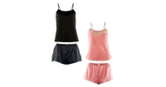 Avenue Ladies Satin Pyjamas
