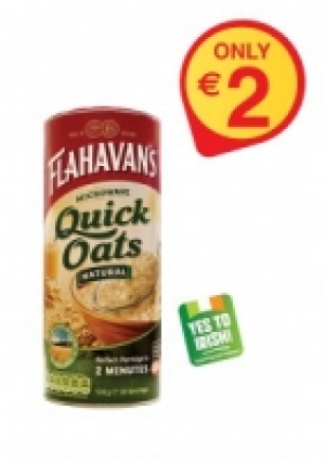 FLAHAVANS Microwaveable Quick Oats 500g