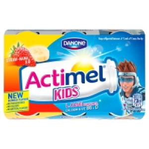 Actimel Kids Strawberry / Banana 6 Pack (100 Grams)