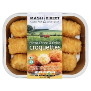Mash Direct Potato, Cheese & Onion Croquettes (300 Grams)