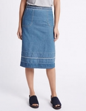 Denim Midi Skirt 47.50 €