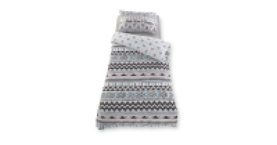 Aldi  Kirkton House Aztec Single Duvet Set