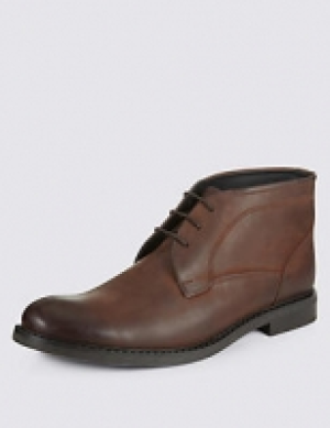 Leather Lace-up Chukka Boots 82.00 €