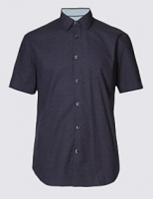 Pure Cotton Slim Fit Printed Shirt 27.00 €