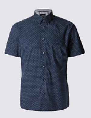 Pure Cotton Slim Fit Printed Shirt 27.00 €