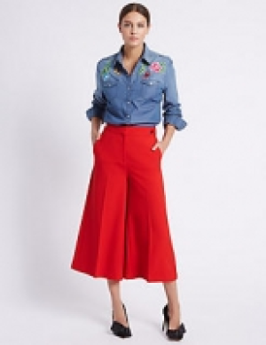 Cropped Wide Leg Trousers 65.00 €