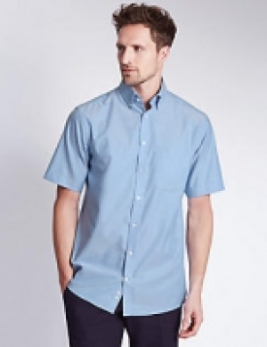 Pure Cotton Oxford Shirt with Pocket 34.00 €
