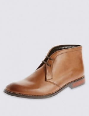 Leather Lace-up Chukka Boots 82.00 €