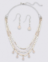 Marks and Spencer  Sparkle Necklace & Earring Set