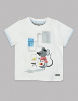Pure Cotton Printed T-Shirt 8.25 €