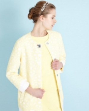 Savida Flounce Flower Lace Coat