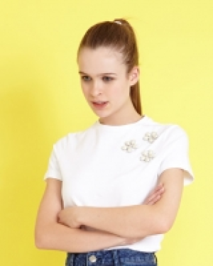 Savida Pearl Shoulder T-Shirt