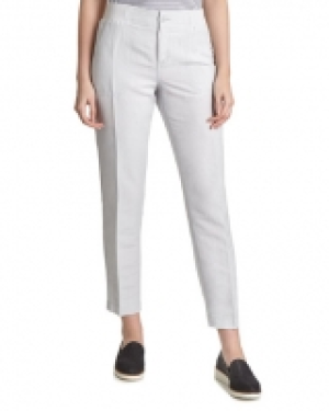 Linen Turn Up Trousers