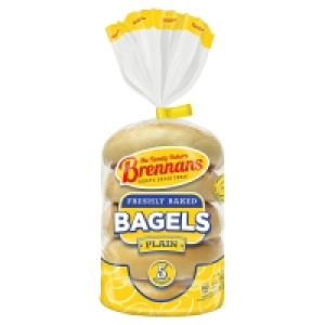 Brennans Gourmet Plain Bagel 4 Pack (440 Grams) 1.50&nbsp;&euro;
