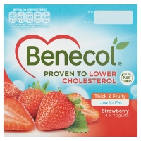 SuperValu  Benecol Yogurt Strawberry 4 Pack (125 Grams)