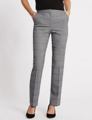 Checked Straight Leg Trousers 35.00 €