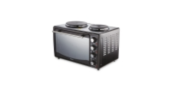 Black Mini Oven with Hob