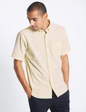 Pure Cotton Oxford Shirt with Pocket 24.00 €