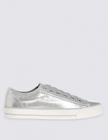 Marks and Spencer  Kids Sparkle Lace-up Trainers
