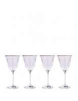 Marks and Spencer  Set of 4 Melody Wine Glasses