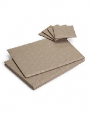 Marks and Spencer  4 Pack Faux Leather Mat & Coasters