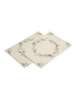 Marks and Spencer  2 Pack Floral Embroidered Placemats