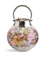 Marks and Spencer  Bloom Small Glass & Metal Lantern