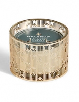 Marks and Spencer  Blue Orchid & Cypress Large Metal Candle