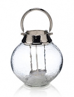 Marks and Spencer  Small Mottled Glass Lantern