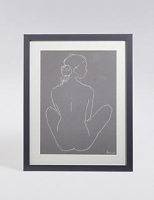 Marks and Spencer  Nude Legs Crossed Wall Art