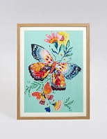 Marks and Spencer  Painted Butterfly Wall Art