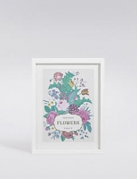 Marks and Spencer  Vintage Style Flowers Wall Art