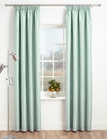 Marks and Spencer  Faux Silk Pencil Pleat Black-Out Curtains
