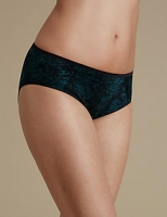Marks and Spencer  Sumptuously Soft Printed No VPL High Leg Knickers