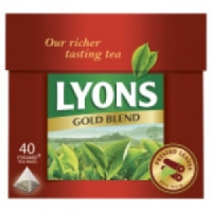 Lyons Gold Pyramid Teabags