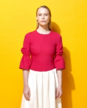 Lennon Courtney at Dunnes Stores Sweetie Raspberry Top