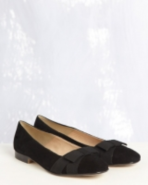 Paul Costelloe Living Studio Bow Suede Loafers