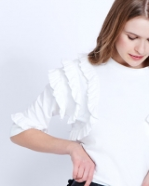 Savida Blaze Swirl Frill Sweatshirt