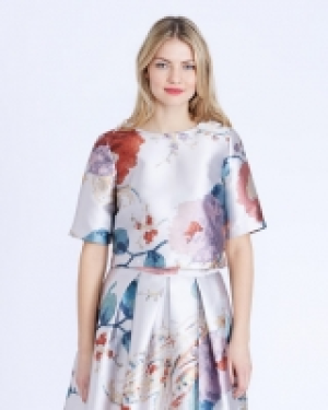 Gallery Printed Occasion Top