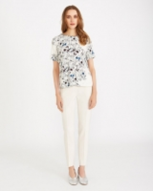 Carolyn Donnelly Eclectic Botanic Print Top