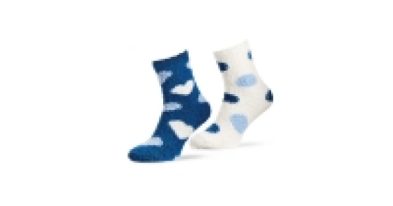 Ladies Heart & Spot Lounge Socks